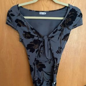 ‼️CLOSET CLEAR OUT ‼️ Free People Tie Front Body Suit